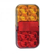 LED Autolamps Rückleuchte Universal 40cm 150 X 80 X 29mm Aufbau Bremslicht Blinker Kennzeichenbeleuchtung hinten Rückleuchte Rechteckig