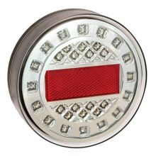LED Autolamps LED-Nebelschlussleuchte In Chromoptik | 12-24V | 40Cm. Kabel