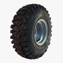 Narubb Set Luftreifen + Rad 15X5.00-6 S-2102 4Pr + 4.50Ax6H2 Et0 60/90/4 61 A3 Stahl Grau
