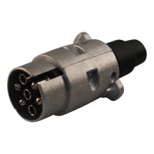 Novio Stecker 7 - Polig - Aluminium Schraubausführung Schraubkontakte