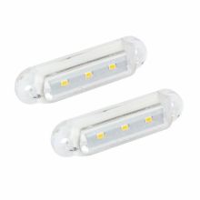 ECCO ESG LED-Markierungsleuchte Weiß 12V (2er-Set)
