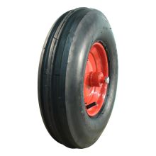Kings Tire Luftreifen + Rad 4.80/4.00-8 V-8502 4Pr + 2.50Ax8 Et0 Stahl Rot