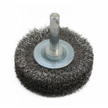 Rundbürste 50 mm - Schaft 6 mm aus Hss-Stahldraht 0.2 mm
