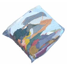 Putzlappen. Jersey bunt im Plastiksack mit einem Inhalt von 10 kg