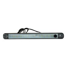 WAS Innenleuchte Lw10 Mit Schalter 238X24.3X12.7 / 20.2 Hellweiß 4000K 39Cm Lgy-S 0.75mm2 12V Dc