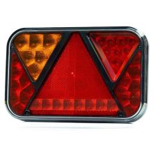 Fristom Universelle Rückleuchte mit einem LED-Reflektordreieck