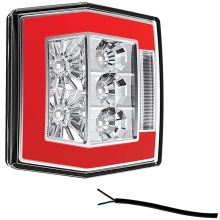 Fristom Rückleuchte 100cm LED Universal Kabel Bremslicht Blinker Kennzeichenleuchte Neon-Rückleuchte Ip68 12/24 V Lavaflow