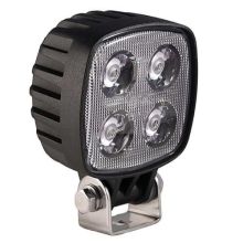 LED Autolamps Arbeitsleuchte Ip67 4 X 3 Watt Bridgelux Led'S Kabel 400Mm 9/80 V 12 Watt 1000 81 X 81 X 67Mm Breitstrahler Bei 12 Volt / 1,50A Bei 80 Volt / 0,21A Ce, Ece-R10 40 Lux@ 10M / 0,25 Lux@ 111M Weiß 40 Grad Aluminium Schwarz Polycarbonat