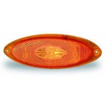 LED-Seitenmarkierungsleuchte Smlr 2010, 12 V, gelber Rahmen