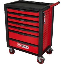 Werkstattwagen schwarz/rot Racingline mit 7 Schubladen