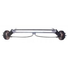 AL-KO 1600 kg B-1600-1 Euro Compact BASIC Torsionsachsen | Radbremse 2361 | 112*5 | Versch. Auflagemaße