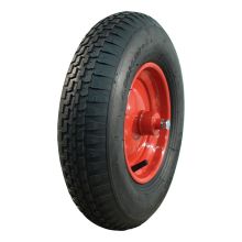 Kings Tire Luftreifen + Rad 4.80/4.00-8 V-6635 4Pr + 2.50Ax8 Et0 Stahl Rot