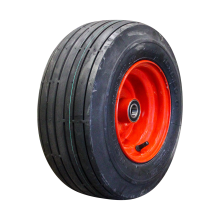 Narubb Luftreifen + Rad 16X6.50-8 S-2103-01 10Pr + 5.50Bx8H2 Et0 Nl100 83 A3 Stahl Rot