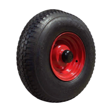Kings Tire Luftreifen + Rad 3.00-8 (13X3/300X8) V-6635 4Pr + 2.50Ax8H2 Et7 Kugellager Ø25 Nl88 46 A3 Stahl Rot