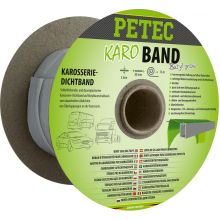 Petec Karosserie-Dichtband Flach. Grau. 20 mm x 2 mm x 16 m