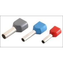 Novio Doppel-Aderendhülse Für Draht 2 X 0.75Mm2 Ø1.8Mm - Grau