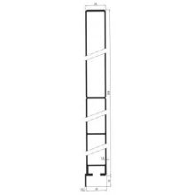 Bordwandprofil Eloxiertes Aluminium 7500 X 350 X 25 mm