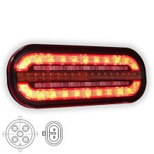 Fristom Universelle LED-Rückleuchte | 12/24V | Dynamischer Blinker