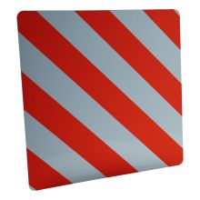 Novio Markierungstafel Langgut 500mm X 500mm Orange / Weiß