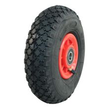 Narubb Luftreifen + Rad 3.00-4 S-2303 4Pr + 2.10X4 Nl75 Kunststoff Rot