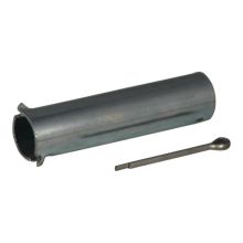 WW Winterhoff Achsbolzen und Splint für Stützrad Ø20mm 84mm verzinkt