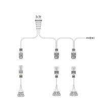 Tralert Y-Kabel für 3 Rückleuchten inkl. Seitenkabel