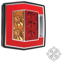 Fristom LED-Rückleuchte Universal 5 Pins Bajonett Bremslicht Blinker Rücklicht Kennzeichenleuchte