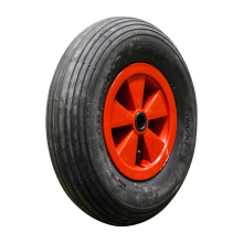 Narubb Luftreifen + Rad 4.80/4.00-8 S-2301 4Pr + 2.50Ax8 Et0 Nl75 Kunststoff Rot