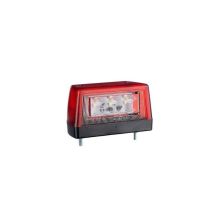 Horpol LED-Kennzeichenbeleuchtung mit roter Markierungsleuchte | 12-24V | 0.5M Kabel