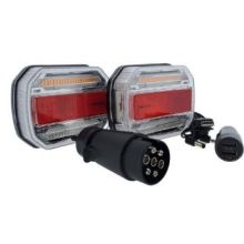 247 LED-Rückleuchtenset mit magnetischer Befestigung, kabellos