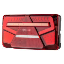 Tralert LED-Neon-Rückleuchte | 8-PIN-Bajonett + 2X Superseal | IP69K | 12/24 V | 253 x 136 x 48 mm