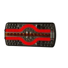 Horpol LED-Neon-Rückleuchte mit Kennzeichenleuchte | 12-24V | 2,0M Kabel