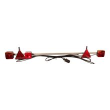 Novio Lichtleiste Metall Verstellbar 1400-2100mm 750Cm 7-Poliger Stecker