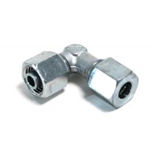 Winkelverschraubung für Rohr Ø 8 mm. M14x1.5 Überwurf/M14x1.5 Mutter