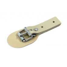 Schnallkappe. Kunststoff beige L 85 mm. B 20 mm