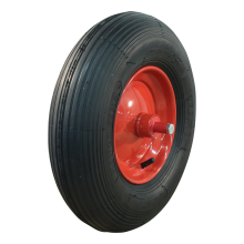 Narubb Luftreifen + Rad 4.80/4.00-8 S-2301 4Pr + 2.50Ax8 Et0 Nl96 A3 Stahl Rot
