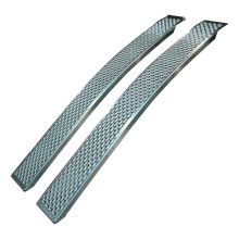 Novio Set gebogene Auffahrrampen aus Aluminium