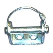 Böckchen und Bolzen mit Federclip, Zinkbolzen Ø 12 mm