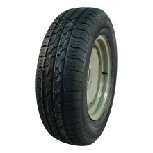 GT Radial Luftreifen + Rad 195/70 R14 Xl Kargomax St-4000 M+S + 5Jx14H2 Et0 94/140/5 96 N Stahl Grau