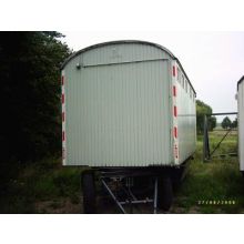 Anhänger-Warnwinkel rot/weiß L 2 m lackiertes Stahlblech