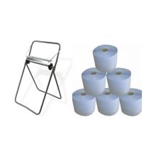 6x Papierrollen 3-lagig