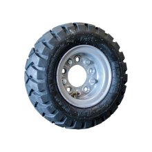 Deestone Reifen Luftreifen + Rad 18X7-8 D-301 16Pr + 4.33R-8 Et0 94/140/5 125 A5 Stahl Silbergrau