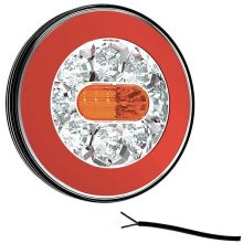 Fristom Rückleuchte 100cm LED Universal Kabel Bremslicht Blinker Neon-Rückleuchte Ip68 12/24 V Lavaflow