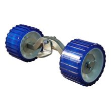 Knott Kielrollensatz+Halterung Blau
