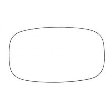 Spiegelglas, unbeheizt für Spiegel 40 462 33