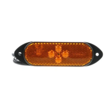 Vignal LED-Seitenmarkierungsleuchte | 126x36x15 | 110mm | Orange | 150Cm Kabel 1.5mm² Superseal-Stecker | IP67 | 24 V