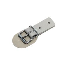 Schnallenkappe. Kunststoff beige L 85 mm. B 25 mm