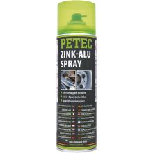 Petec Zink-Alu Spray Silber. 500 ml