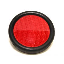 Reflektor Ø125/98 Rot R 10 Mit 2 Schrauben