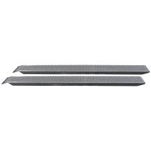Auffahrschienen Aluminium. 2500x260 mm. mit Zapfen. 4000 kg pro Paar. gerade